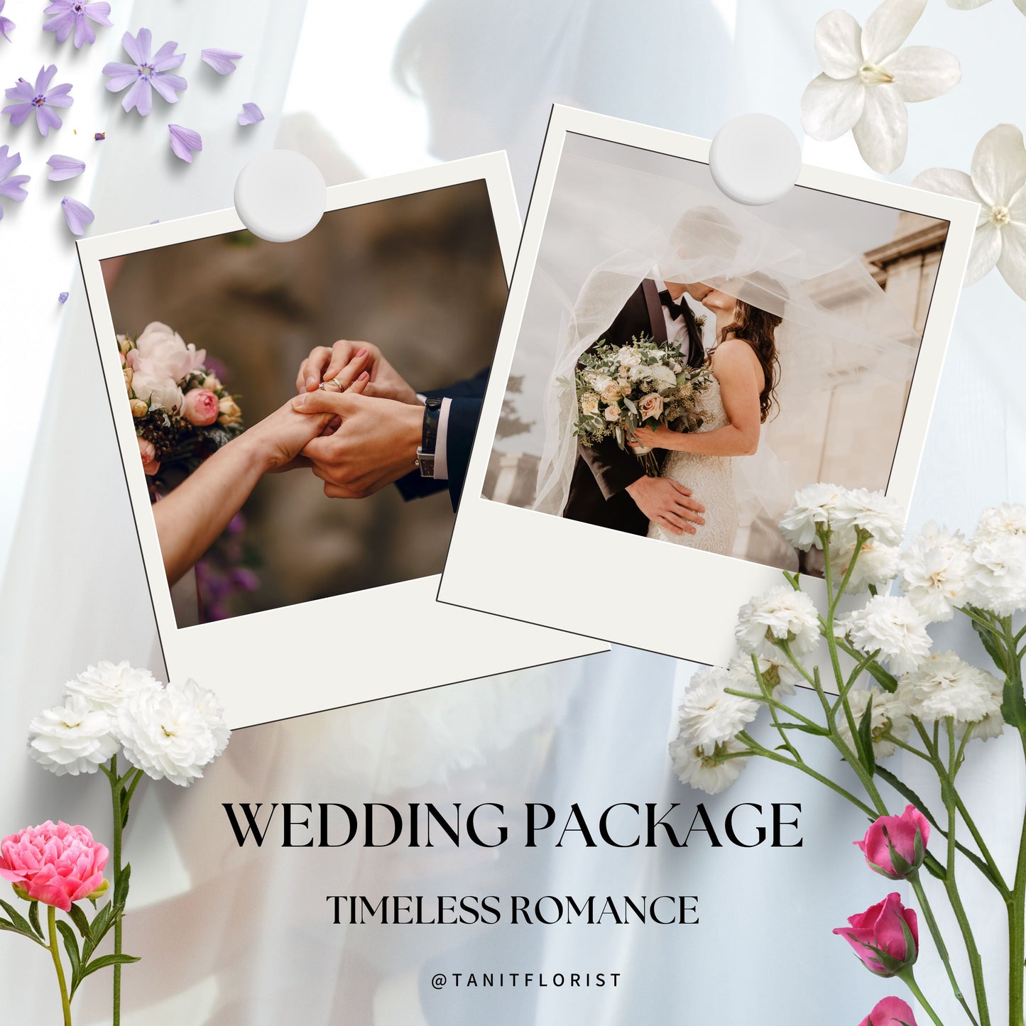 Timeless Romance Wedding Package Tanit Florist