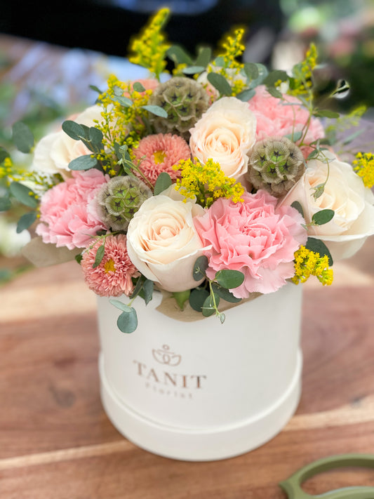 Flower Box - Pink Ribbon Tanit Florist