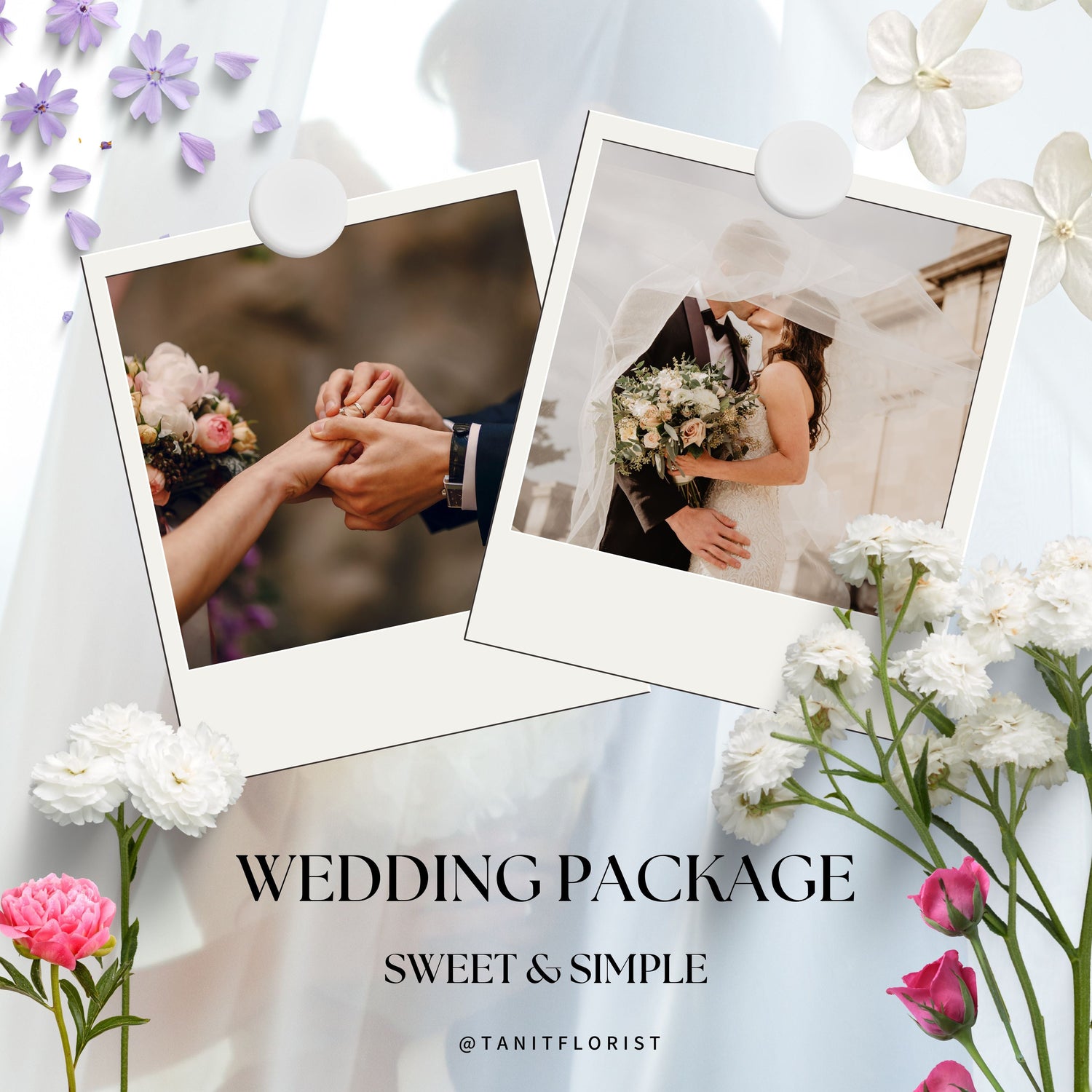 Sweet & Simple Wedding  Package Tanit Florist