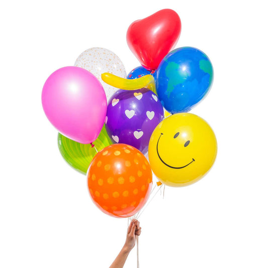 Mystery Party Balloons Knot & Bow