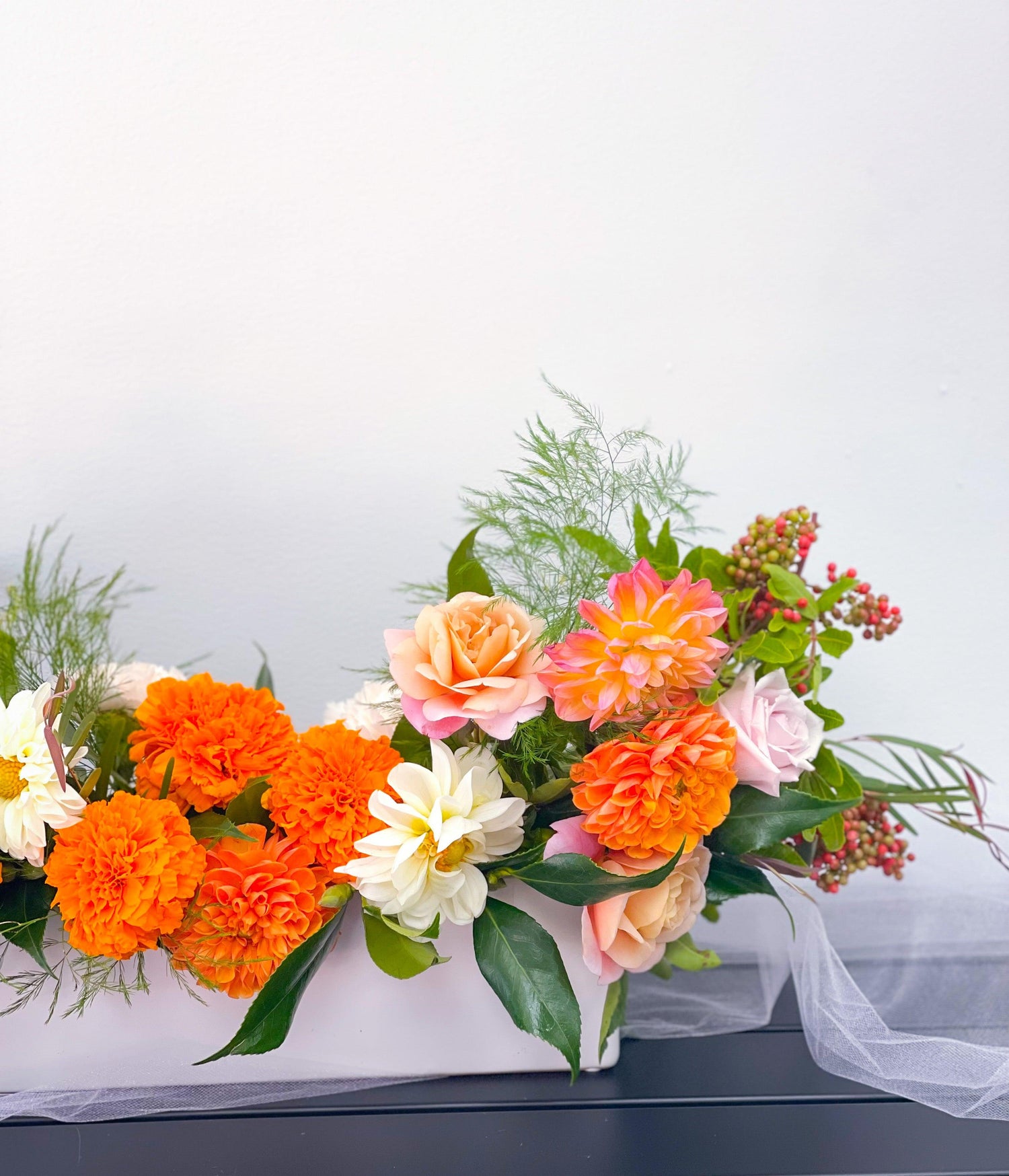 Thanksgiving long Centerpiece Tanit Florist
