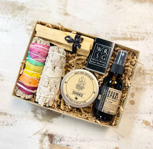 Sage & Room Spray Gift Set White Rock Soap Gallery