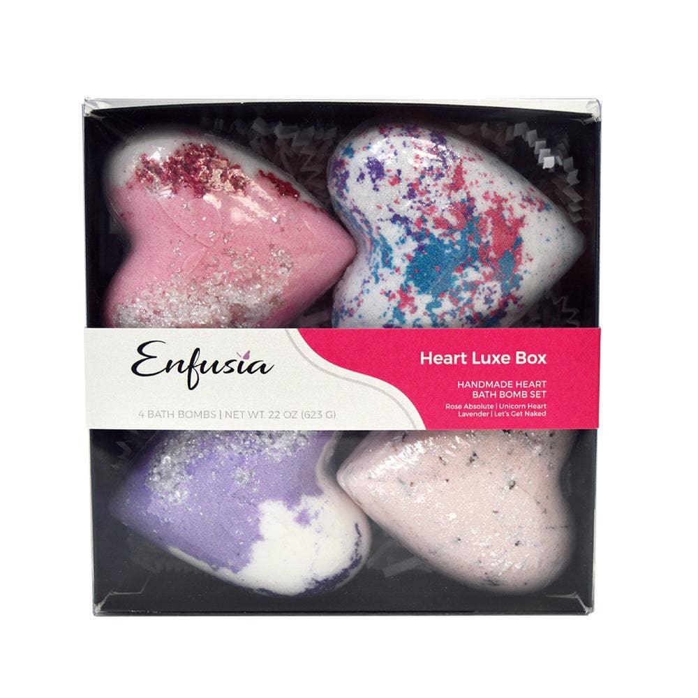 Heart Shape Bath Bombs Box Enfusia