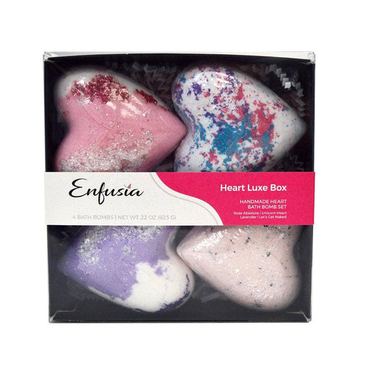 Heart Shape Bath Bombs Box Enfusia